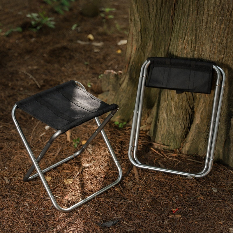 Outdoor Portable Aluminum Alloy Folding Stool - roamtheridge.com