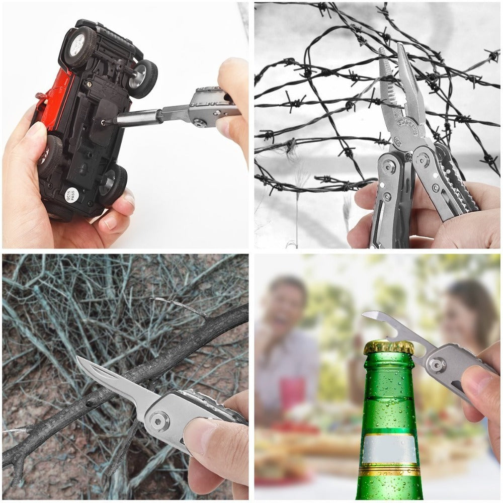 Multifunctional Pliers Outdoor Combination Multi-Purpose Knife Tool Pliers Folding Pliers - roamtheridge.com