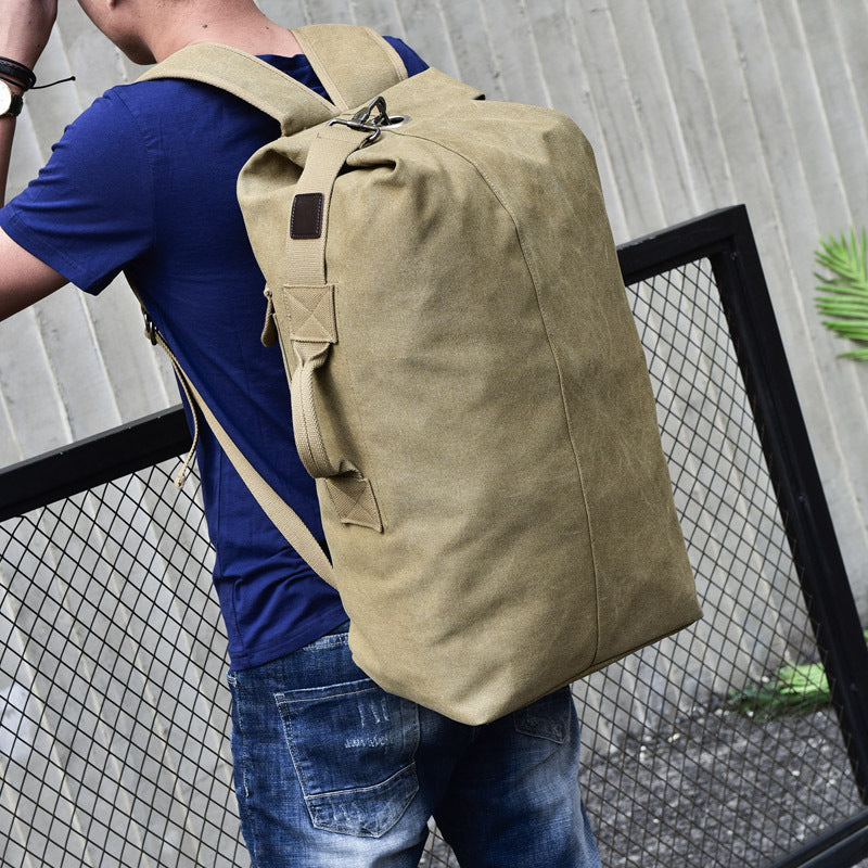 Outdoor Climbing Backpacks Unisex Travel Canvas Sports Shoulder Bags Large Capacity Outdoor Hiking Backpack Camping Bags - roamtheridge.com