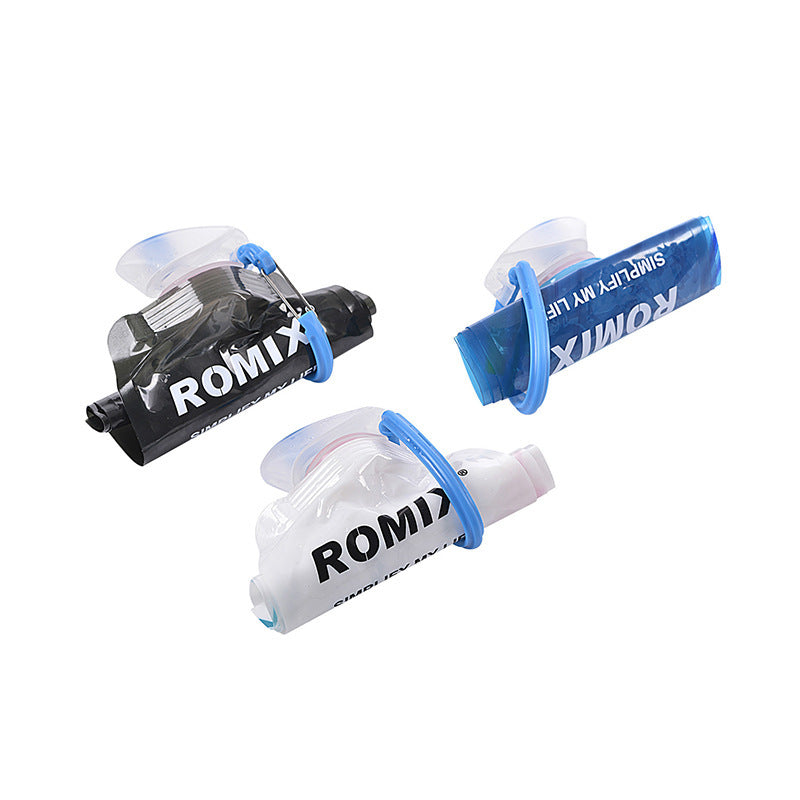 Travel Portable Collapsible Folding Drinking Water Pot Outdoor Sports Water Bottle Carabiner Water Bottle Bag Camp Bag - roamtheridge.com