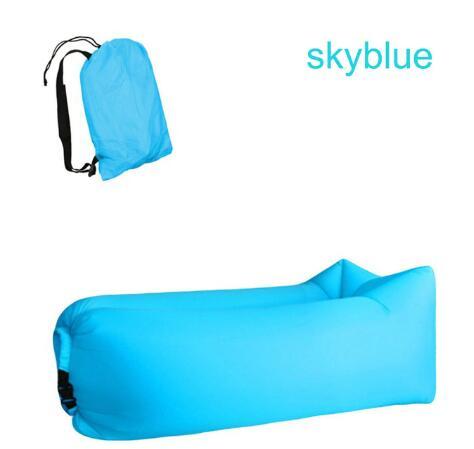 Outdoor Air Sofa Fast Inflatable Laybag Hangout Lounger Beach Air Bed Folding Sleeping Bag Lazy Sofa Lazy Air Sofa - roamtheridge.com