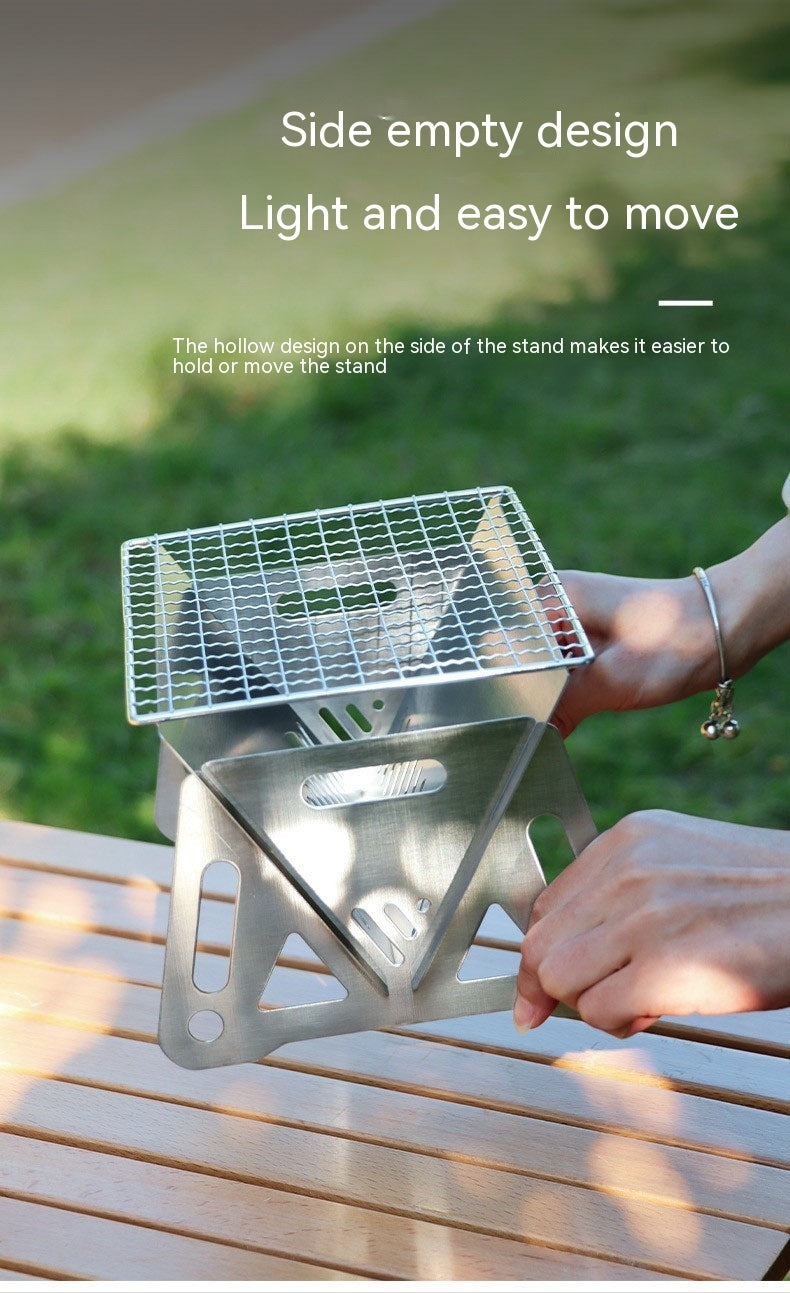 Outdoor Folding Stainless Steel Burning Oven - roamtheridge.com