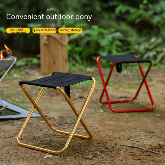 Outdoor Portable Aluminum Alloy Folding Stool - roamtheridge.com