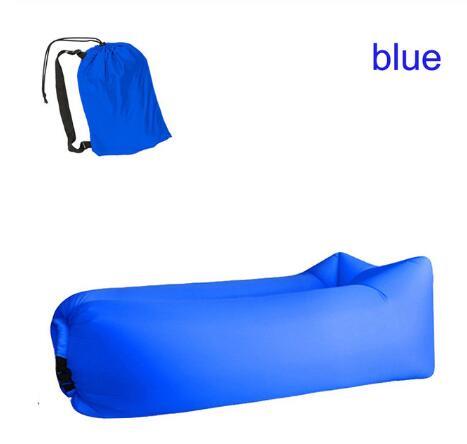 Outdoor Air Sofa Fast Inflatable Laybag Hangout Lounger Beach Air Bed Folding Sleeping Bag Lazy Sofa Lazy Air Sofa - roamtheridge.com