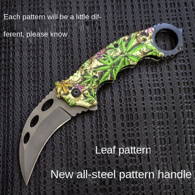 Folding Claw Knife High Hardness Folding Knife Portable Multi-Function Split Express Knife - roamtheridge.com