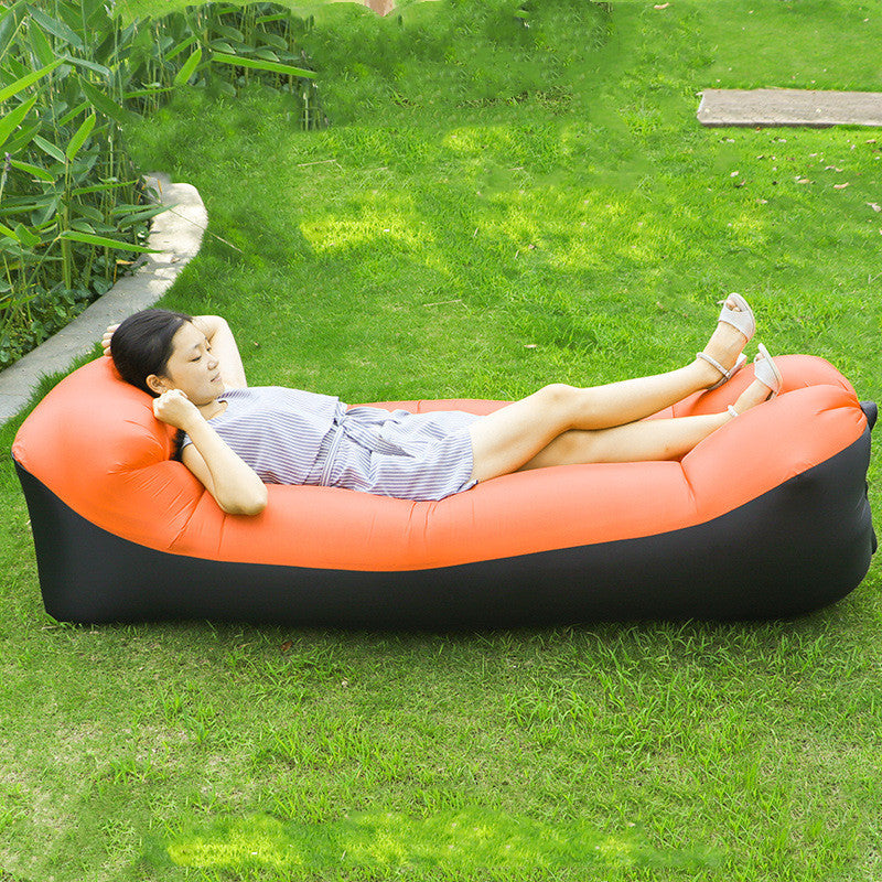 Outdoor Air Sofa Fast Inflatable Laybag Hangout Lounger Beach Air Bed Folding Sleeping Bag Lazy Sofa Lazy Air Sofa - roamtheridge.com