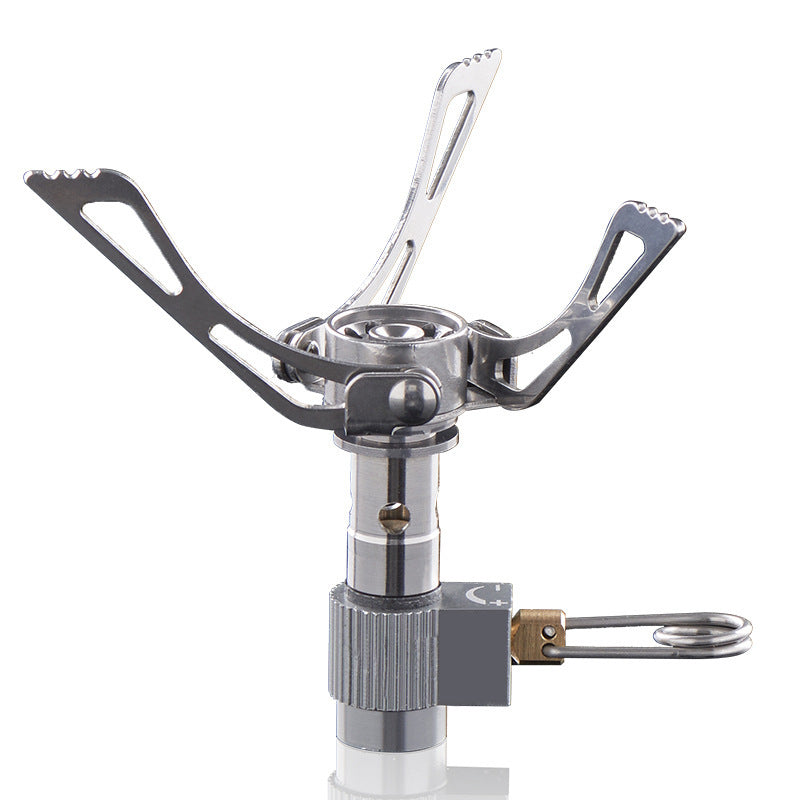 Portable Folding Mini Camping Stove Outdoor Gas Stove Survival Furnace Stove 3000W Pocket Picnic Cooking Gas - roamtheridge.com