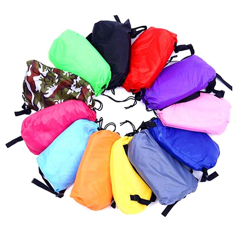 Outdoor Air Sofa Fast Inflatable Laybag Hangout Lounger Beach Air Bed Folding Sleeping Bag Lazy Sofa Lazy Air Sofa - roamtheridge.com