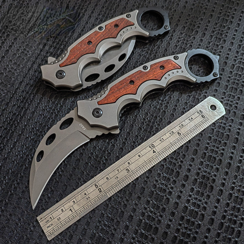 Folding Claw Knife High Hardness Folding Knife Portable Multi-Function Split Express Knife - roamtheridge.com