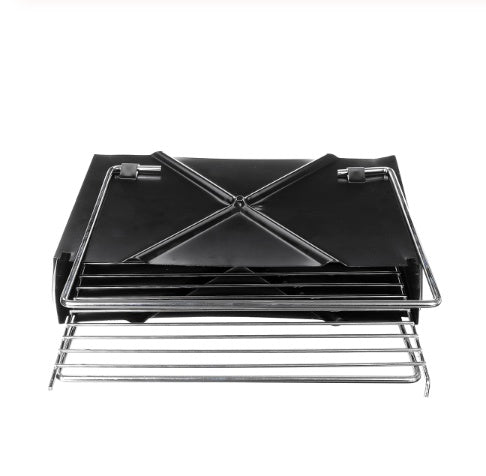 BBQ Grill Folding Stainless Steel Portable Small Barbecue Grill Tool BBQ Outdoor Camping Charcoal Furnace BBQ Grills Accessories - roamtheridge.com