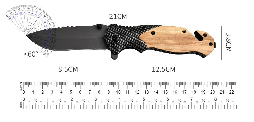 Outdoor Moonlight Folding High Hardness Sharp Camping Multi-function Knife - roamtheridge.com