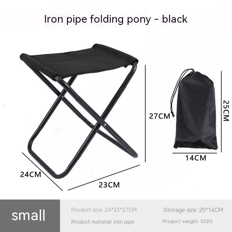 Outdoor Portable Aluminum Alloy Folding Stool - roamtheridge.com