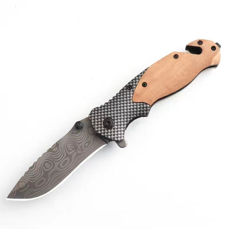 Outdoor Moonlight Folding High Hardness Sharp Camping Multi-function Knife - roamtheridge.com