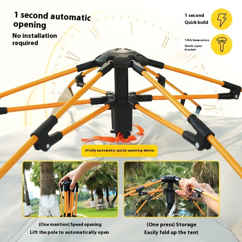 Outdoor Portable Folding Automatic Camping Tent - roamtheridge.com