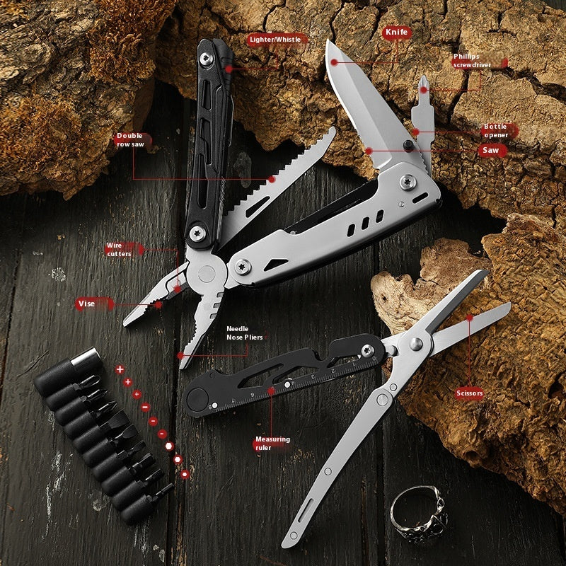 Outdoor Disassembly Portable Multi-function Storm Pliers Folding Pliers - roamtheridge.com