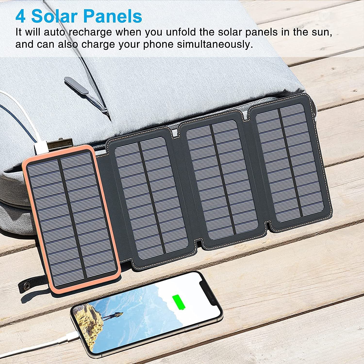 Outdoor Rainproof Solar Cell Phone Charger - roamtheridge.com