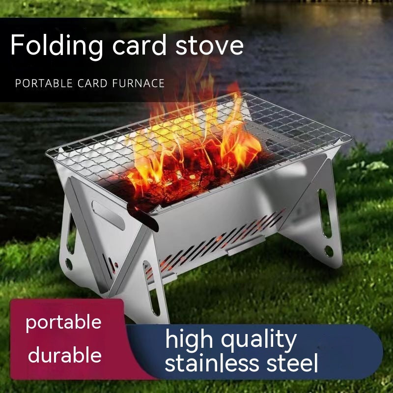 Outdoor Folding Stainless Steel Burning Oven - roamtheridge.com