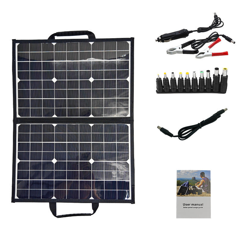 40w18v Solar Single Crystal Folding Bag Portable Green - roamtheridge.com