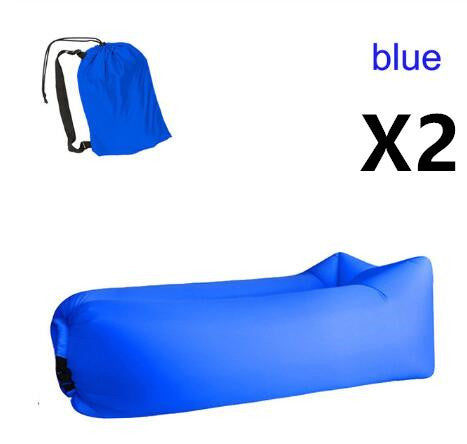 Outdoor Air Sofa Fast Inflatable Laybag Hangout Lounger Beach Air Bed Folding Sleeping Bag Lazy Sofa Lazy Air Sofa - roamtheridge.com