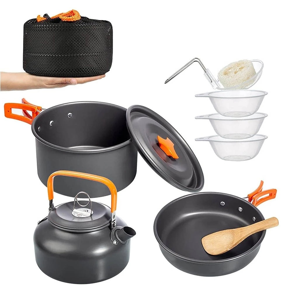 Travel Picnic Tableware Folding Camping Set - roamtheridge.com